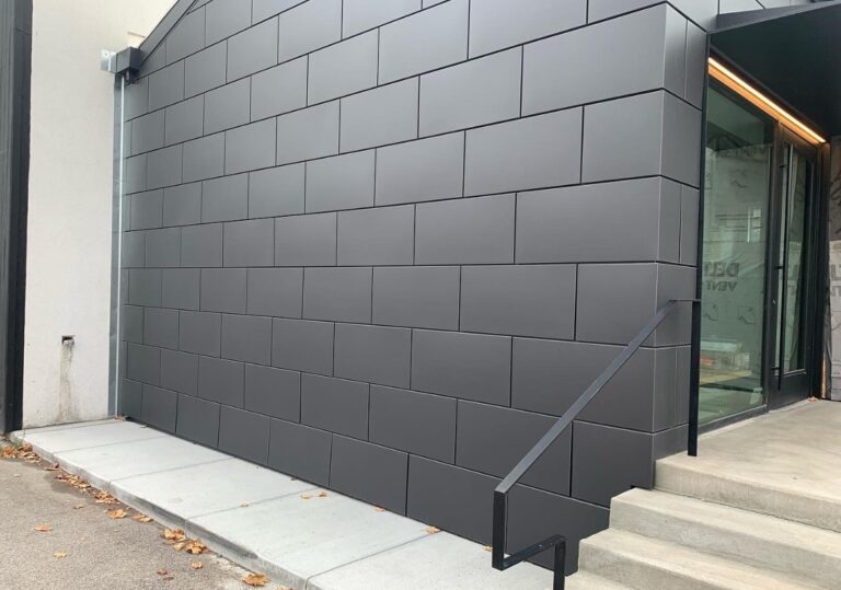 Metal sdiding panels